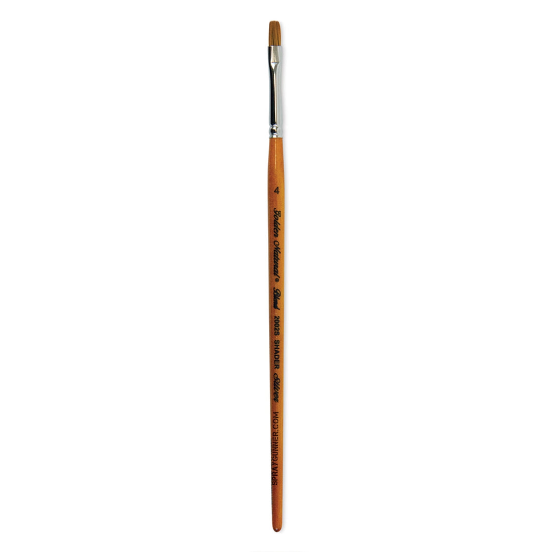 Silver Brush Golden Natural Shader Short Handle Brush Size 4