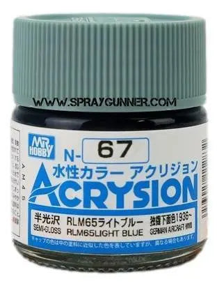 GSI Creos Acrysion: RLM65 Light Blue (N-67) GSI Creos Mr. Hobby