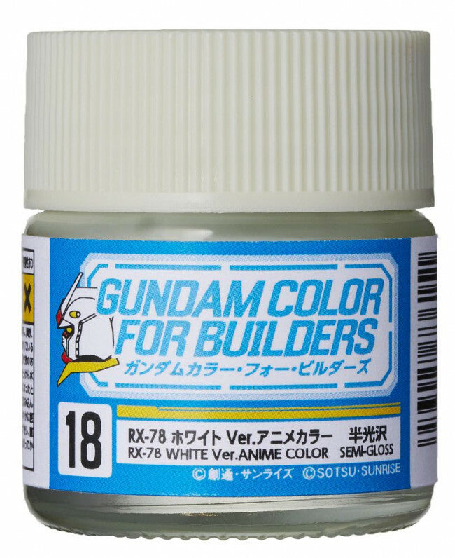 GSI Creos Gundam Color Model Paint:  RX-78 White (UG18) - SprayGunner