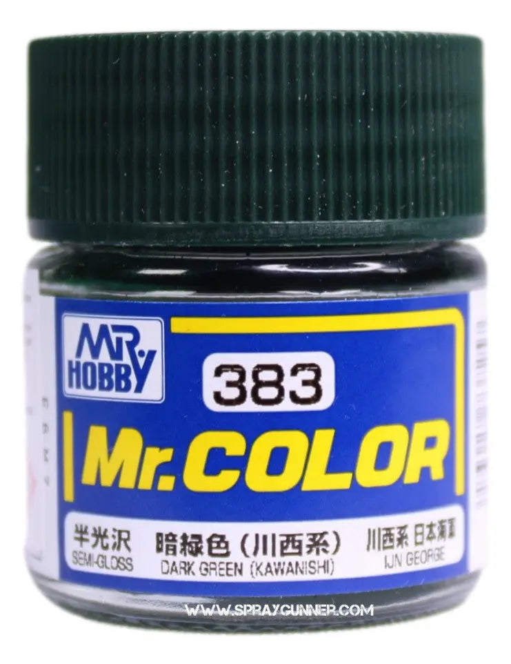 Pintura GSI Creos Mr. Color Model: Verde oscuro semibrillante C383