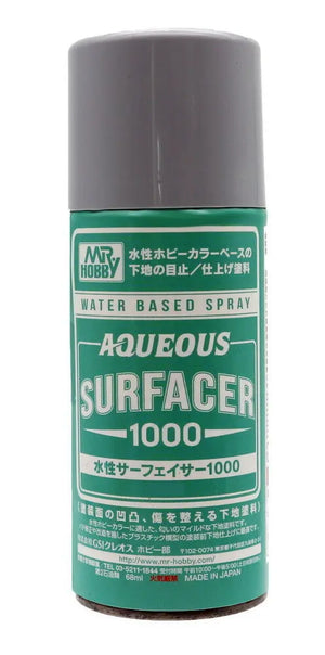 GSI Creos Mr. Hobby Water Based Aqueous Gray Surfacer 1000 B611 - SprayGunner