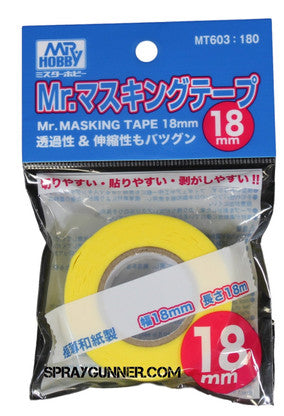 GSI Creos Mr. Masking Tape 18mm for Gunpla and scale model painting