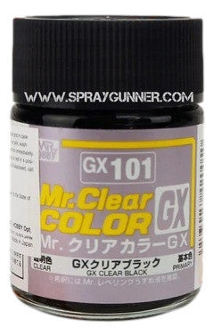 GSI Creos Mr.Clear Color GX: Clear Black (GX-101) - SprayGunner