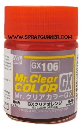 GSI Creos Mr.Clear Color GX: Clear Orange (GX-106)
