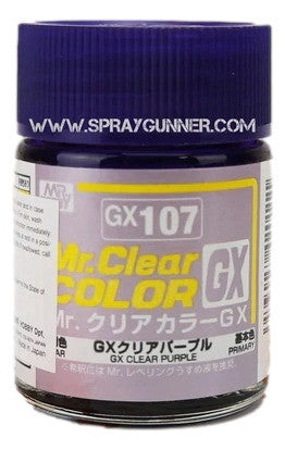 GSI Creos Mr.Clear Color GX: Clear Purple (GX-107) - SprayGunner