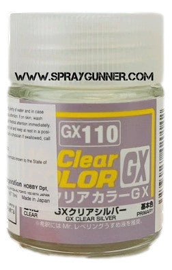 GSI Creos Mr.Clear Color GX: Clear Silver (GX-110) - SprayGunner