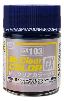 GSI Creos Mr.Clear Color GX: Deep Clear Blue (GX-103)