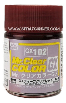 GSI Creos Mr.Clear Color GX: Deep Clear Red (GX-102)