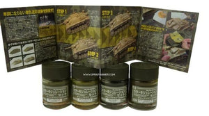 GSI Creos Mr.Color Color Modulation Set: Olive Drab