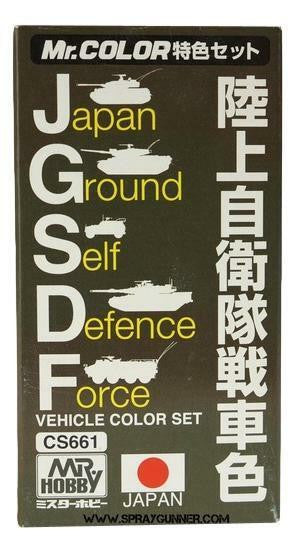 Conjunto de colores para vehículos GSI Creos Mr.Color JGSDF