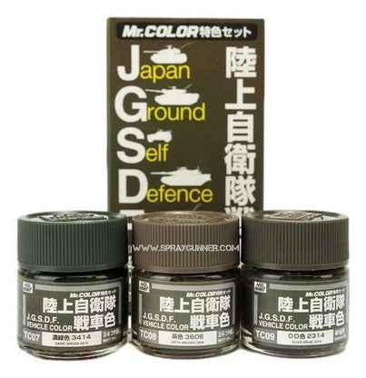 Conjunto de colores para vehículos GSI Creos Mr.Color JGSDF