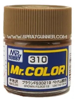 GSI Creos Mr.Color Model Paint: Brown FS30219 (C-310) GSI Creos Mr. Hobby