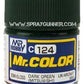 Pintura modelo GSI Creos Mr.Color: verde oscuro (C-124)