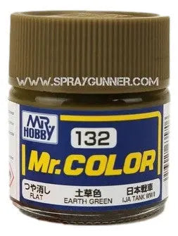 GSI Creos Mr.Color Model Paint: Earth Green (C-132) GSI Creos Mr. Hobby