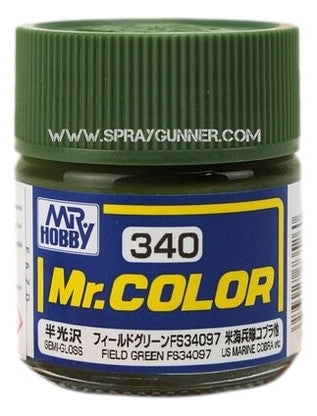 Pintura modelo GSI Creos Mr.Color: verde campo FS34097 (C-340)