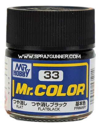 Pintura modelo GSI Creos Mr.Color: negro mate