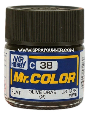 GSI Creos Mr.Color Model Paint: Flat Olive Drab(2)