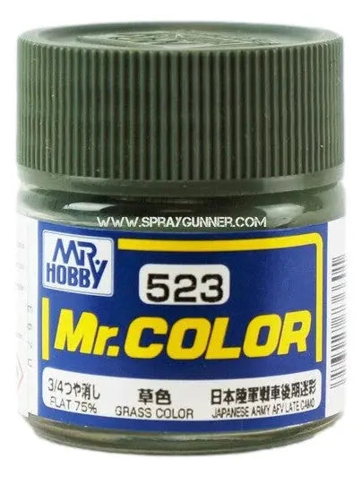 Pintura modelo GSI Creos Mr.Color: color hierba (C-523)