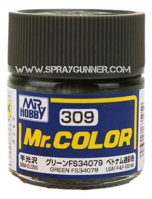 Pintura modelo GSI Creos Mr.Color: Verde FS34079 (C-309)
