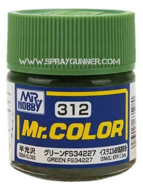Pintura modelo GSI Creos Mr.Color: Verde FS34227 (C-312)