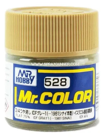 Pintura modelo GSI Creos Mr.Color: IDF Gray1 (-1981 Sinai) (C-528)