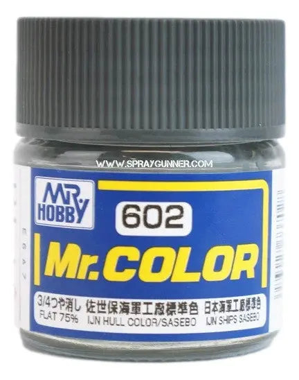 Pintura para modelo GSI Creos Mr.Color: IJN Hull Color Sasebo (C602)