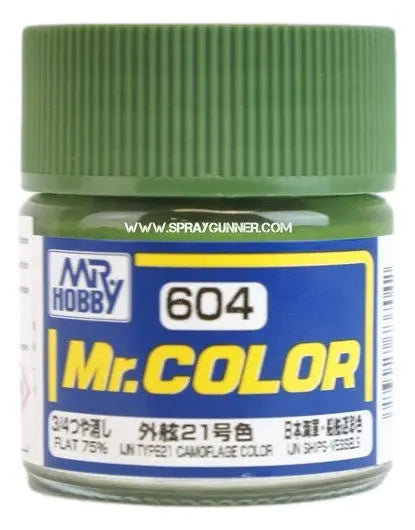 Pintura modelo GSI Creos Mr.Color: color camuflaje IJN Type21 (C604)