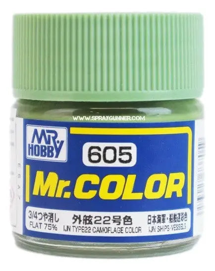 Pintura modelo GSI Creos Mr.Color: color camuflaje IJN Type22 (C605)