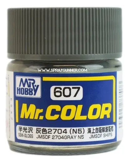 Pintura modelo GSI Creos Mr.Color: JMSDF 2704 Gris N5 (C607)