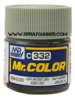 Pintura para modelo GSI Creos Mr.Color: gris aeronáutico ligero (C-332)