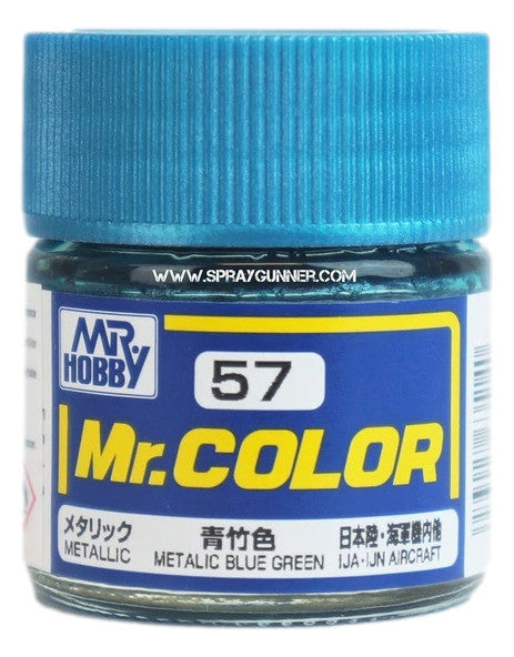 GSI Creos Mr.Color Model Paint: Metallic Blue Green (C57)