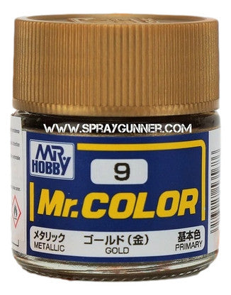 Pintura modelo GSI Creos Mr.Color: oro metálico