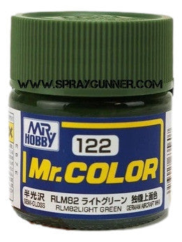 Pintura para modelo GSI Creos Mr.Color: RLM82 Verde claro (C-122)