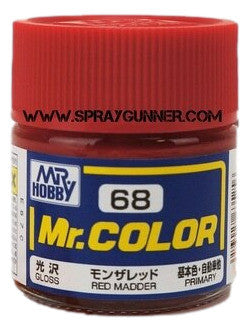Pintura modelo GSI Creos Mr.Color: Red Madder (C-68)