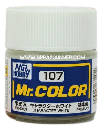 GSI Creos Mr.Color Model Paint: Semi-Gloss Character White