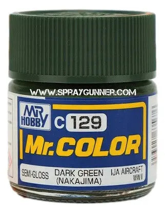 GSI Creos Mr.Color Model Paint: Semi-Gloss Dark Green(Nakajima) GSI Creos Mr. Hobby