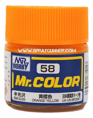 GSI Creos Mr.Color Model Paint: Semi-Gloss Orange yellow