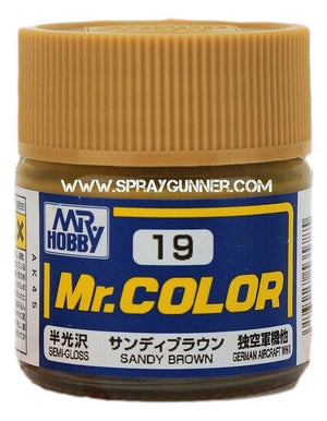 Pintura modelo GSI Creos Mr.Color: marrón arena semibrillante