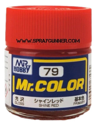 Pintura modelo GSI Creos Mr.Color: rojo brillante (C-79)