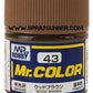 Pintura modelo GSI Creos Mr.Color: Marrón madera (C-43)
