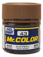 GSI Creos Mr.Color Model Paint: Wood Brown (C-43) GSI Creos Mr. Hobby