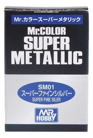GSI Creos Mr.Color Super Metallic Model Paint: Super Fine Silver - SprayGunner