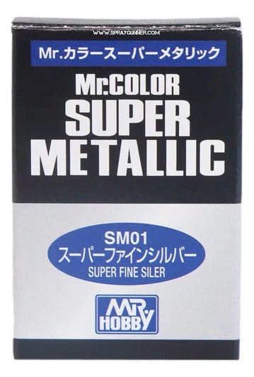 GSI Creos Mr.Color Super Metallic Model Paint: Super Fine Silver