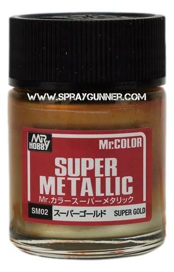 GSI Creos Mr.Color Super Metallic Model Paint: Super Gold