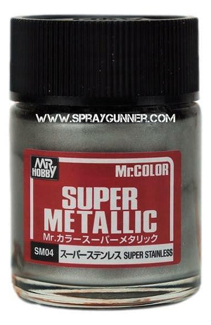 Pintura modelo GSI Creos Mr.Color Super Metallic: Super inoxidable