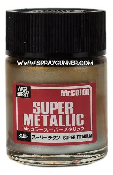 GSI Creos Mr.Color Super Metallic Model Paint: Super Titanium