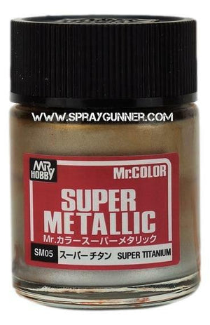 Pintura para modelo GSI Creos Mr.Color Super Metallic: Super Titanium