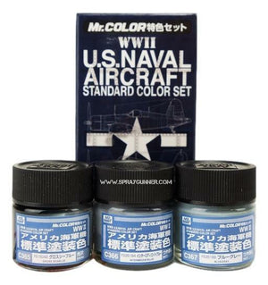 GSI Creos Mr.Color WWII US Naval Aircraft Standard Color Set