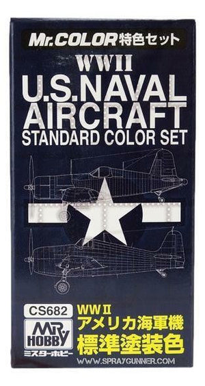 GSI Creos Mr.Color Conjunto de colores estándar para aviones navales de EE. UU. de la Segunda Guerra Mundial