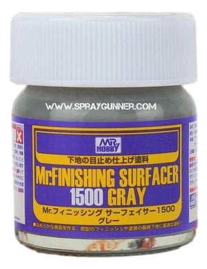 GSI Creos Mr.Finishing Surfacer 1500: Gray - SprayGunner
